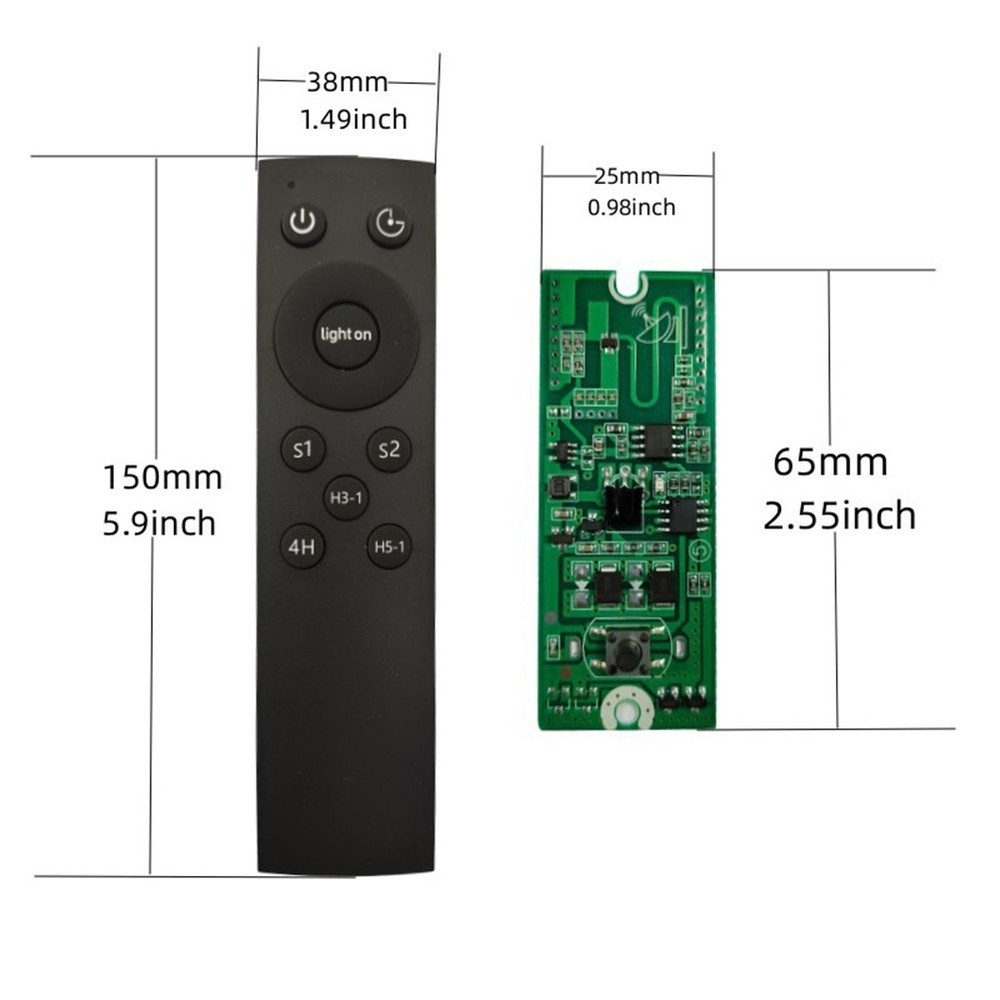Solar Street Light Controller Remote Control Cable Compatible with 3 2V 3 7V