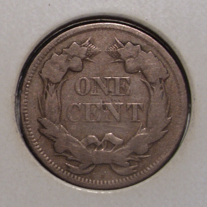 1858 Flying Eagle Cent , VG details