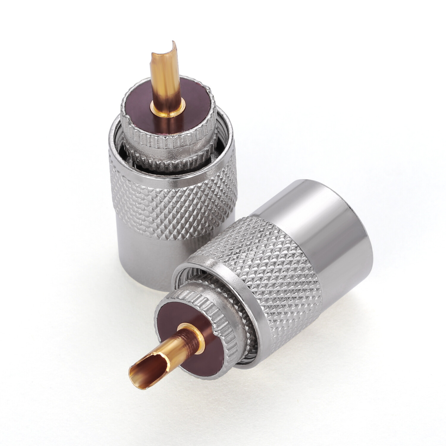 10-pack PL-259 Solder Connector Plug with Reducer for RG8X Coax Cable USA