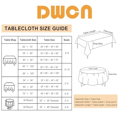 Rectangle Textured Tablecloth Waterproof 60" x 84" (Rectangular) Olive Green