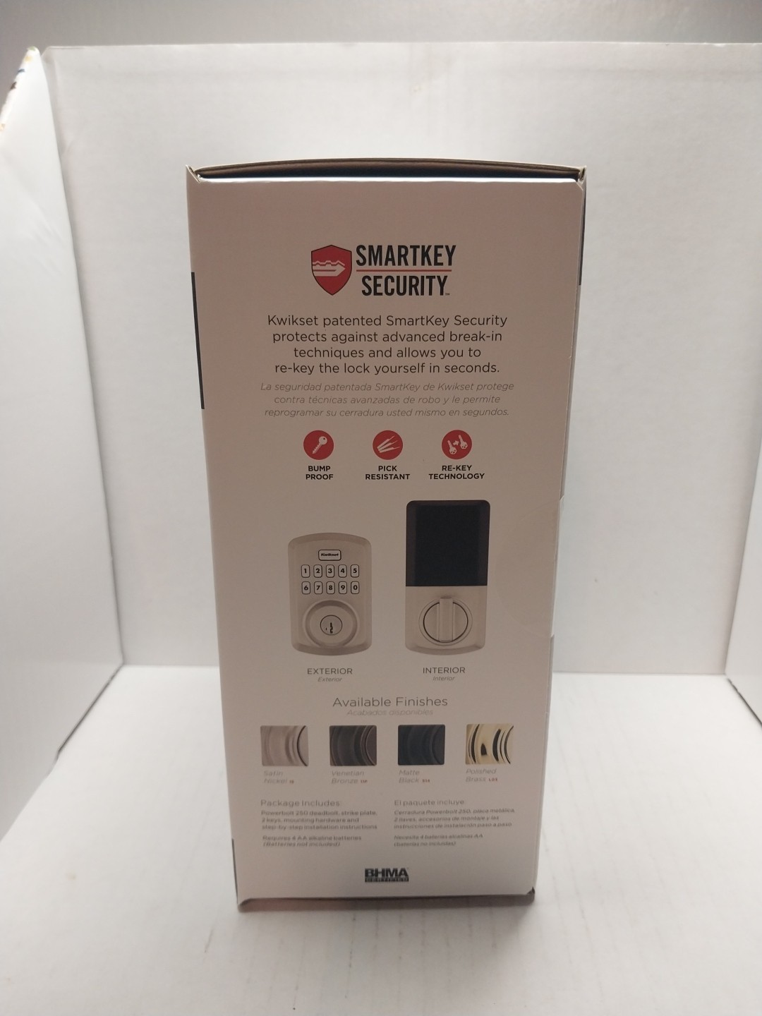 Kwikset Powerbolt 250 10-Button Keypad Electronic Deadbolt Lock in Satin Nickel