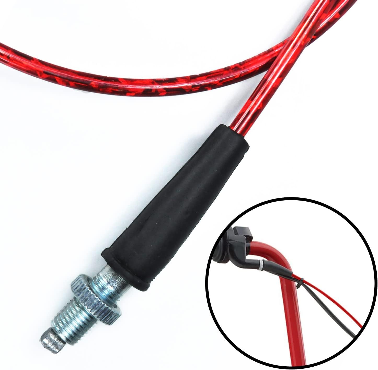 50'' Throttle Cable for Predator 212cc 6.5hp Coleman CT100U CT200U BT200X Red