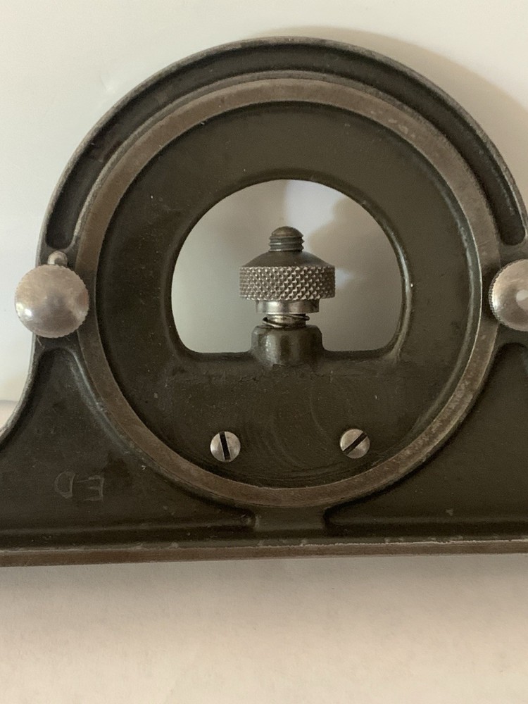 LUFKIN PROTRACTOR HEAD FOR 12" COMBINATION SQUARE WORK GREAT GOOD CONDITION.