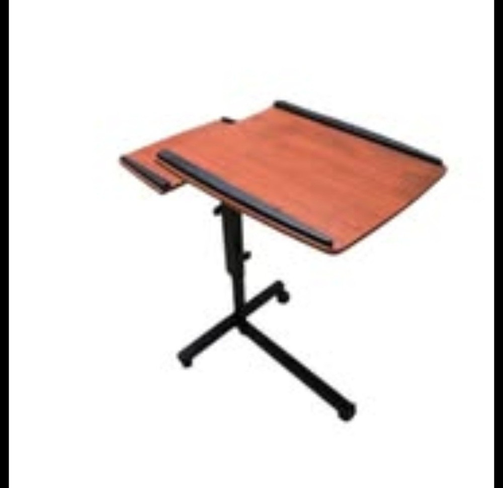 Portable Lectern Stand,Rolling Adiustable Laptop Desk. Multi-Purpose Split Level
