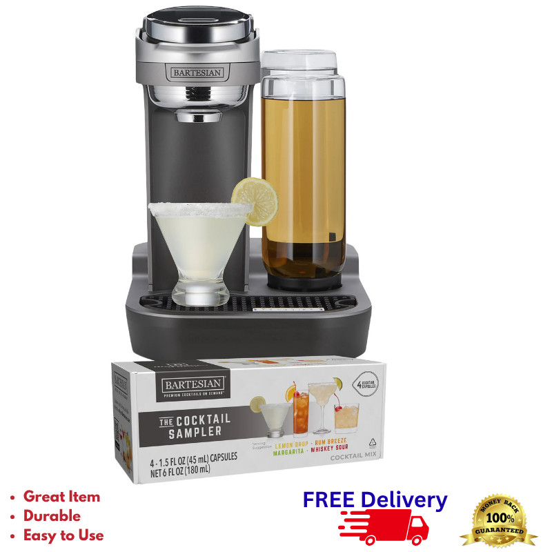 Duet Cocktail Maker Bundle Home Bar Machine Set Up