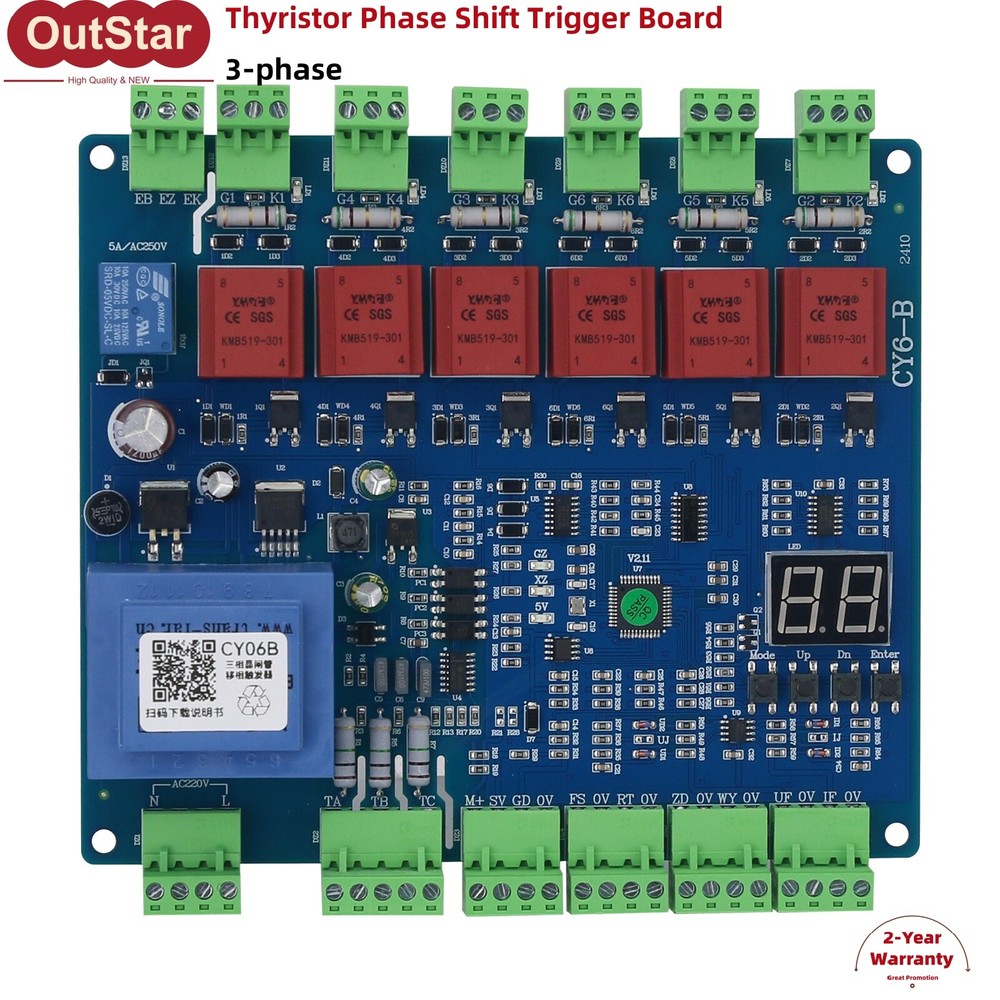 CY06B 3-phase Thyristor Phase Shift Trigger Board Rectifier Cabinet Control