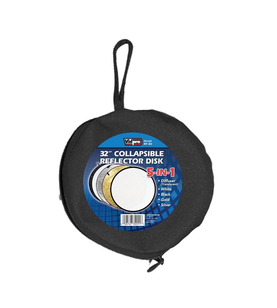 5-in-1 Reflector Disk 32" Collapsible