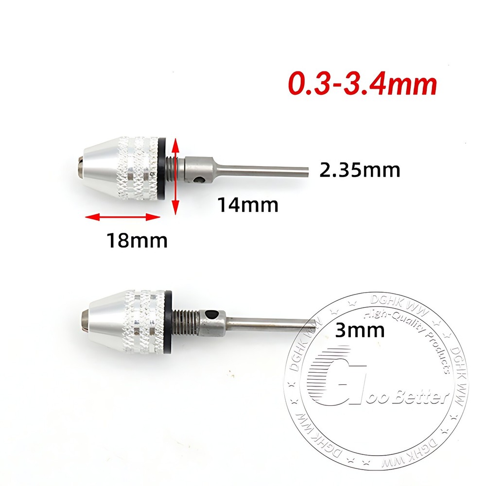 Keyless Drill Chuck Quick Change Adapter Shank For Dremel Electric Grinder