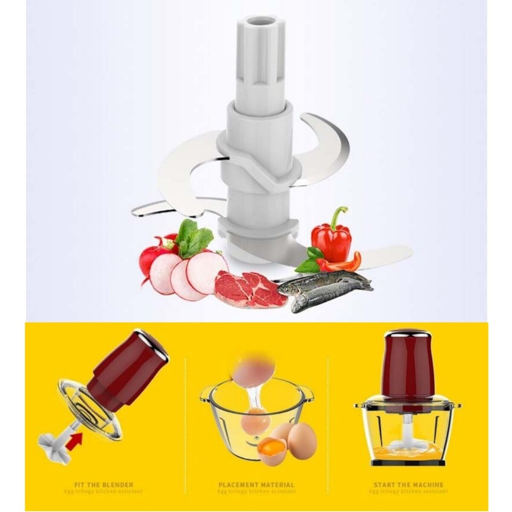 Electric Meat Grinder Multifunction Food Processor Mixer Chopper Vegetable Fruit