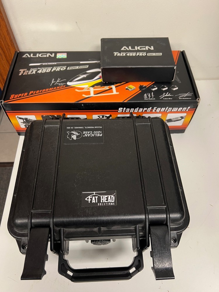 Align Trex 450 Pro Super Combo Helicopter with Camera Video TX and RX