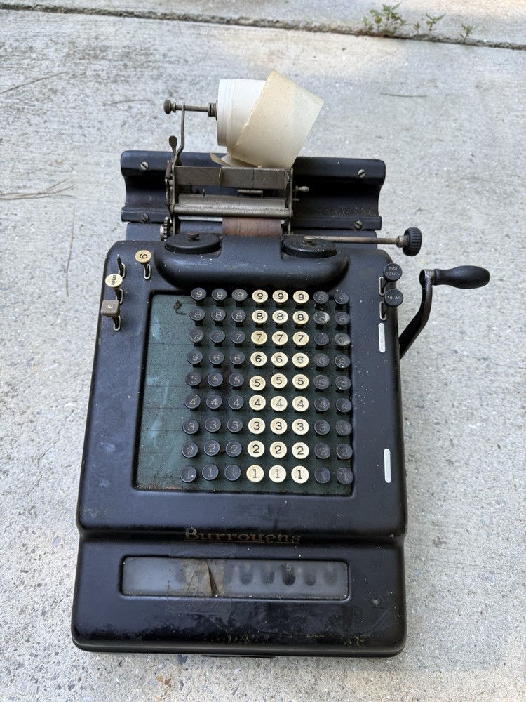 Vintage Burroughs Adding Machine