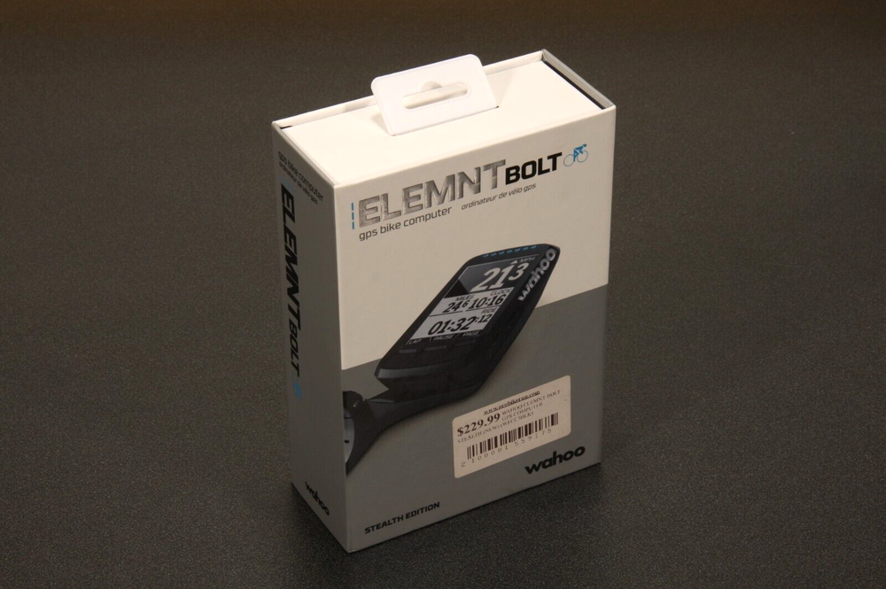 Wahoo Elemnt Bolt Empty Box and Quick Start Guide ONLY, NO GPS INCLUDED