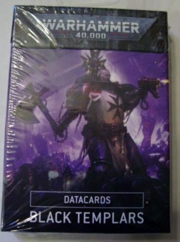 Warhammer 40k - DATACARDS - Black Templars (SEALED) Games Workshop