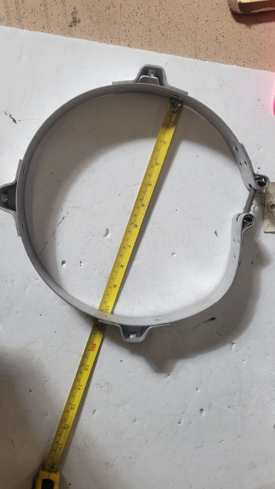 11ME351M GENUINE MACK MUFFLER SHIELD CLAMP BRACKET NOS
