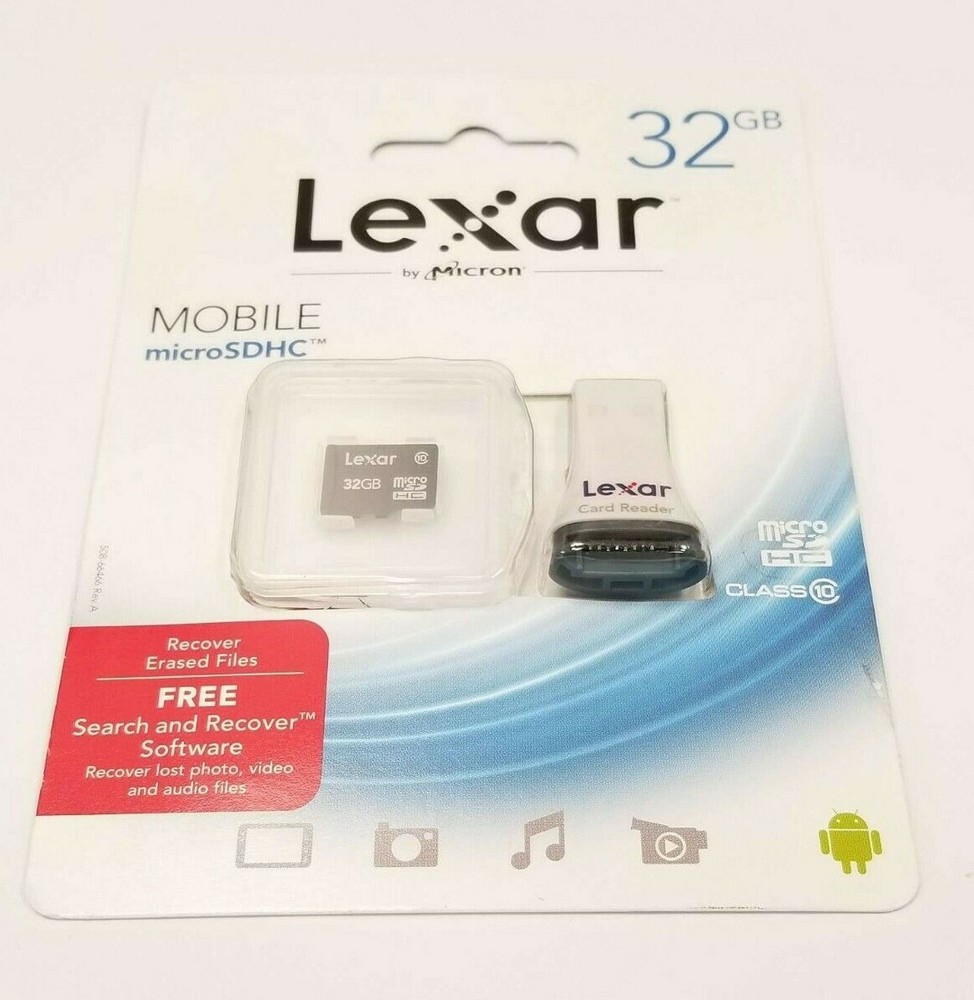 Lexar 32GB Micro SDHC Card Class 10 for Samsung HTC LG Google Android Switch