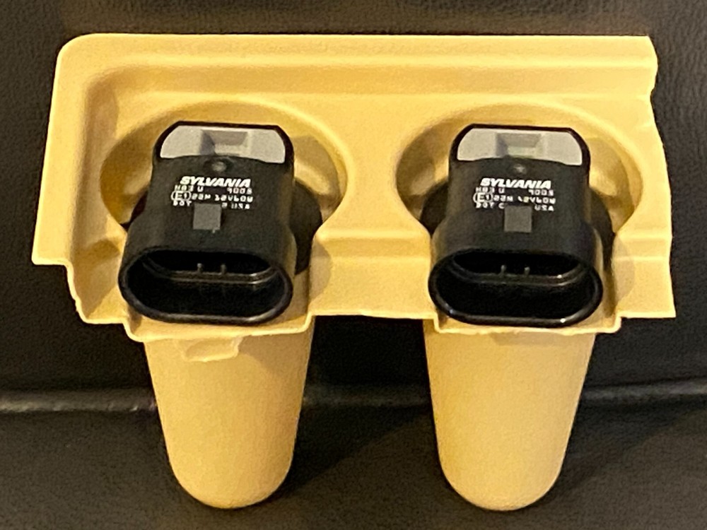 9005 Headlight Bulbs Sylvania Basic HB3 U (12V, 60W) Bright TWO in Bulk Package