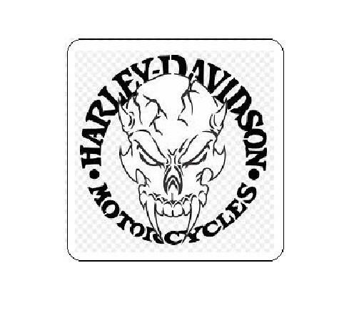 Harley Skull Stencil Template Airbrush Paint # 36