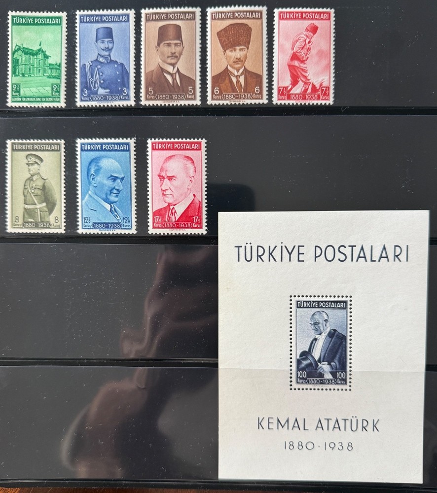 TURKEY 1939 COMPLETE YEAR STAMPS MNH