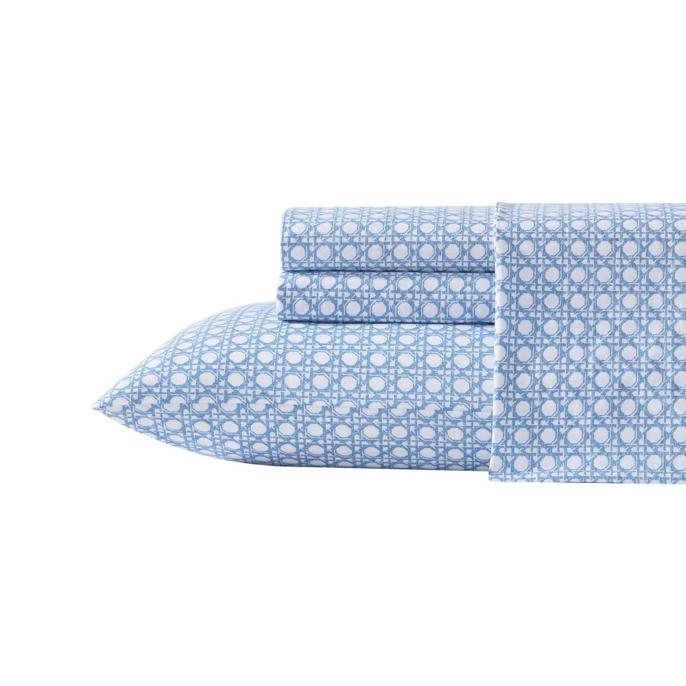 Tommy Bahama King Sheet Set Diamond Isle/Blue