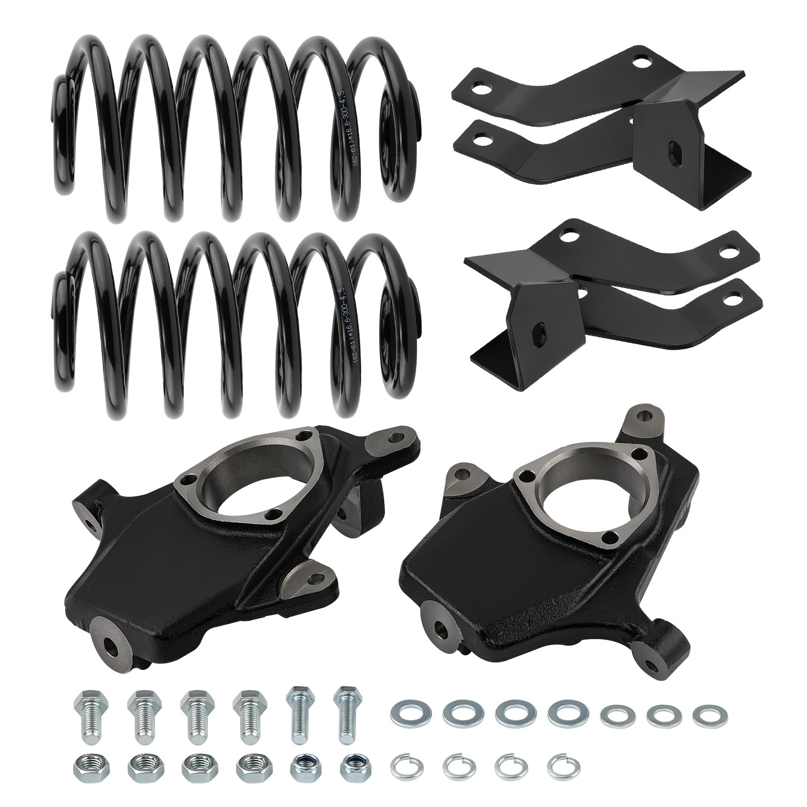 2" / 4" Drop Lowering Kit w/ Shock Extenders for Chevy Tahoe GMC Yukon 2007-2014