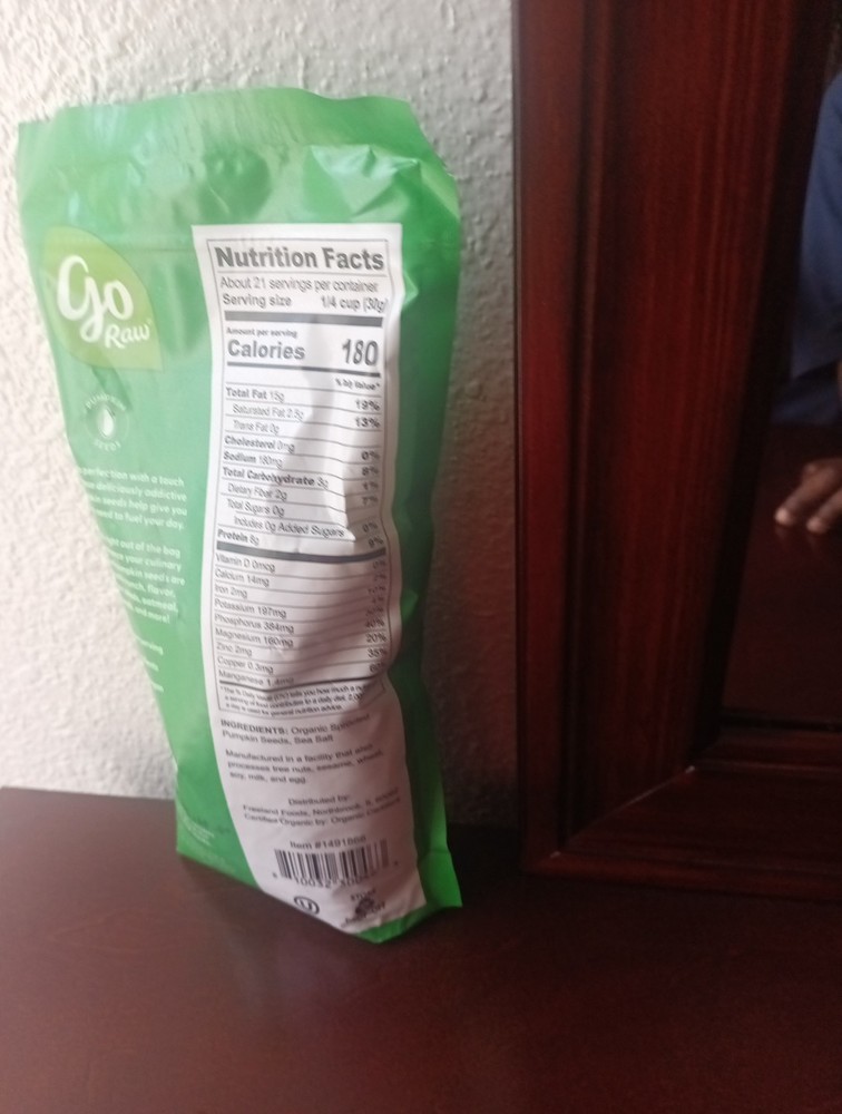Go Raw Organic Sprouted Pumpkin Seeds