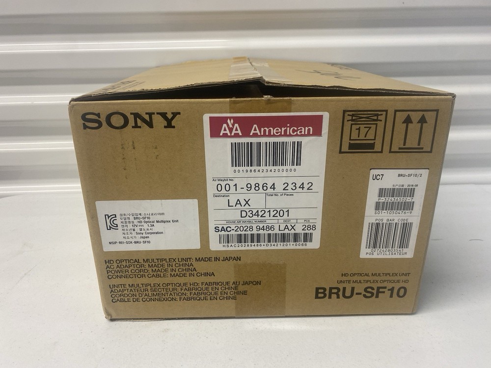 Sony BRU-SF10 HD Optical Multiplex Unit