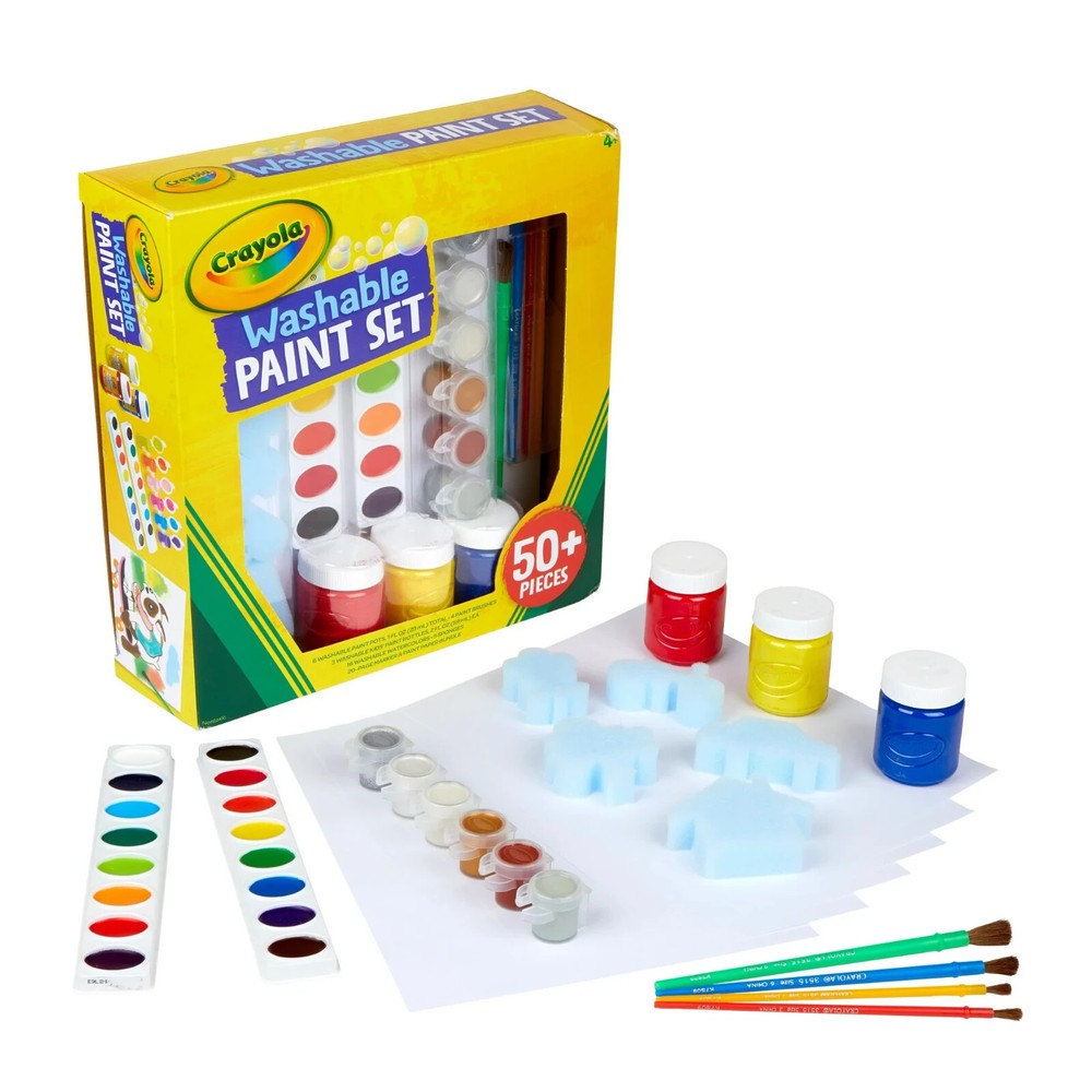 CRAYOLA KIDS WASHABLE PAINT SET