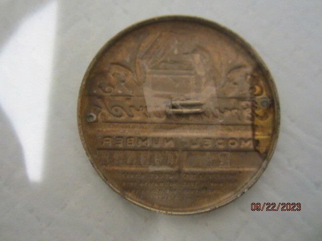 Brunswick Model RA 149828 badge