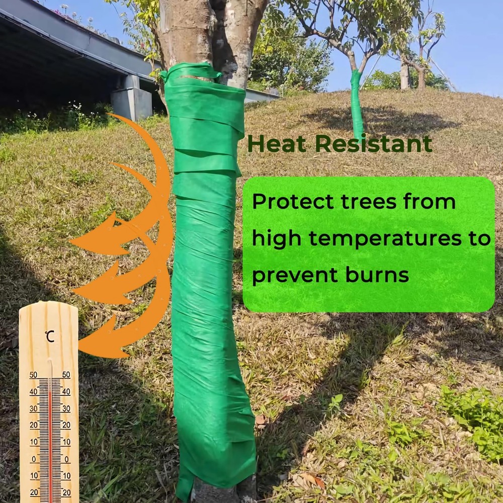 Yeeyeah 3”x 150’Tree bark Protector, Trunk Protector - 3" x 150', Green