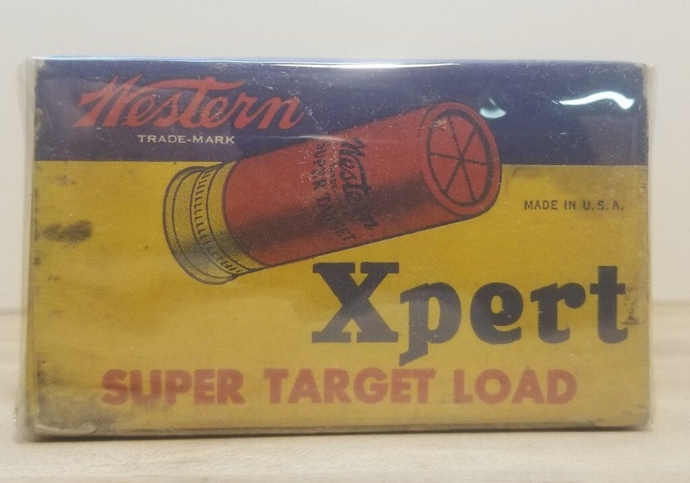 1950's Western Xpert Super Target Load Shells 12 ga. (empty box)