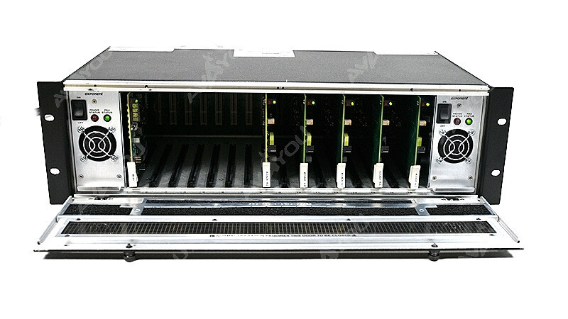 Evertz 400FR Frame + 400FC + 5x 400ADA-AUD Analog Audio Distribution Amplifier