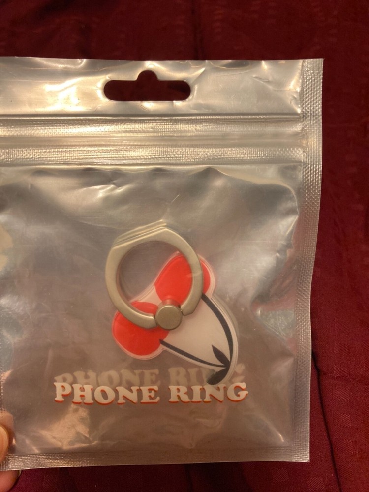 Phone ring.  Cherry. White red silver color