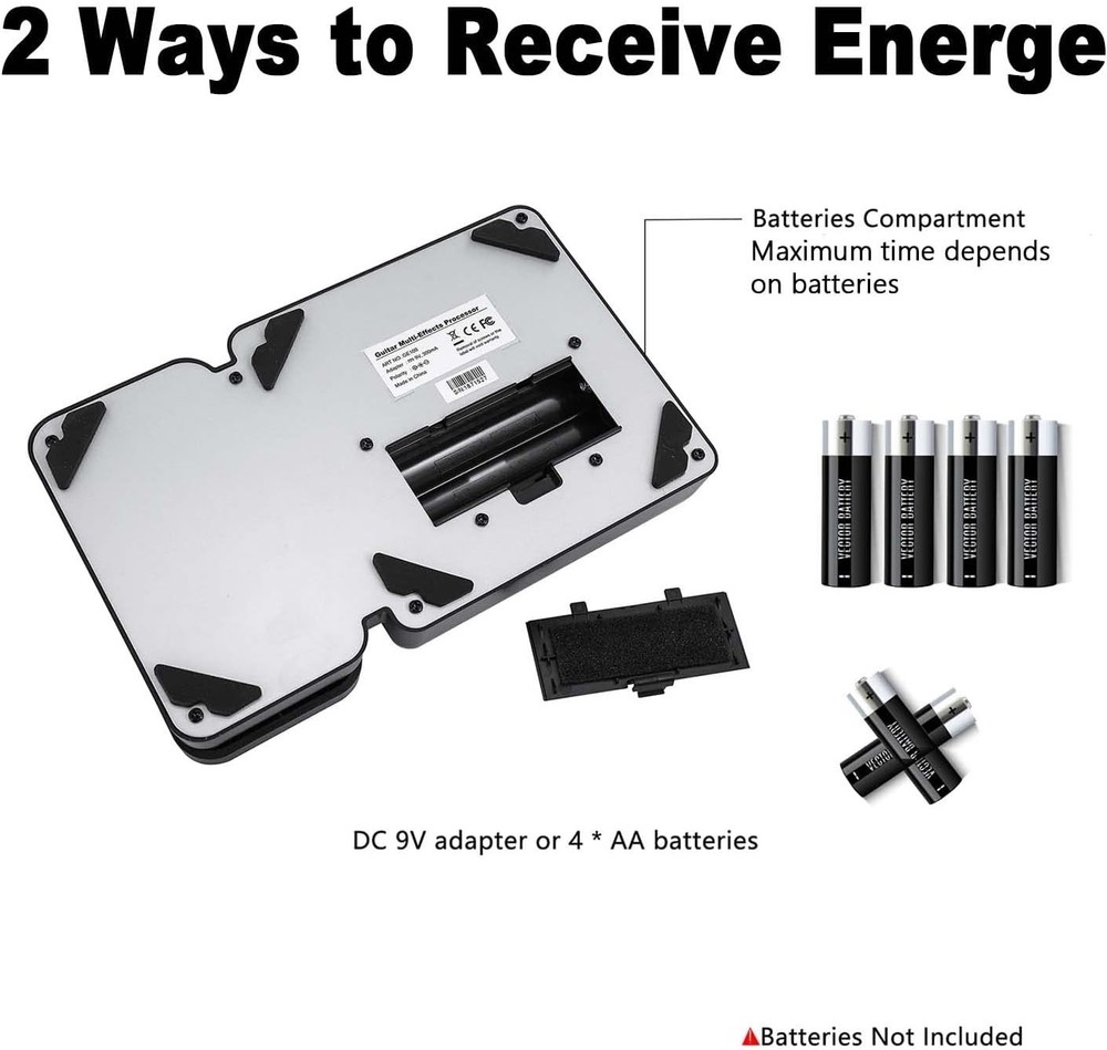 Multi-Effects Pedal for Distortion & Wah