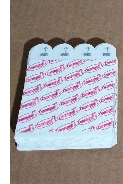 3M Command  Large Adhesive Refill Strips  in Bulk - 25 Strips - Free shipping!!