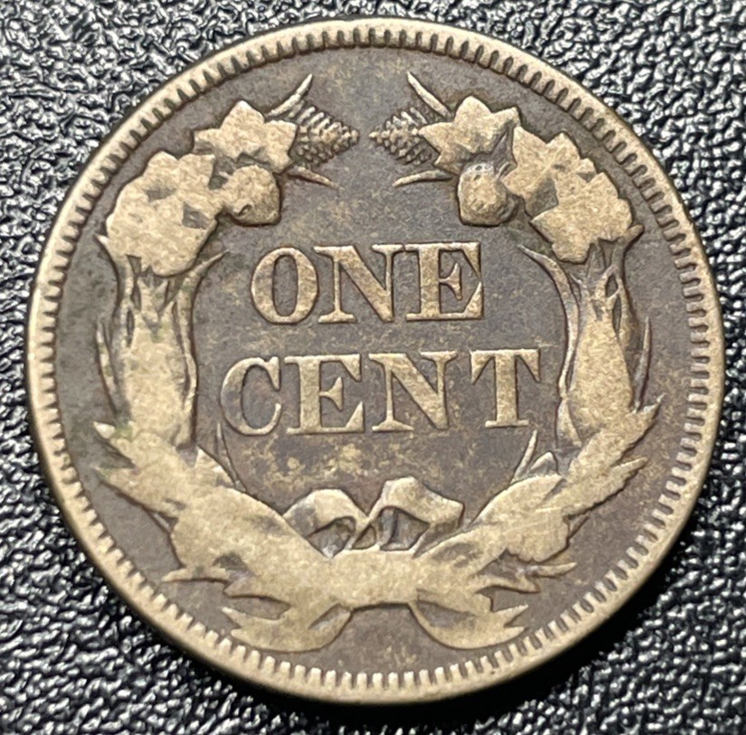 1857 Flying Eagle Cent 1c Nice VF Details Very Fine Type Coin