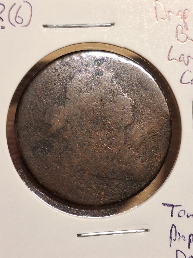 1806? Partially Discernible Date Draped Bust Large Cent ~FR Worn Details