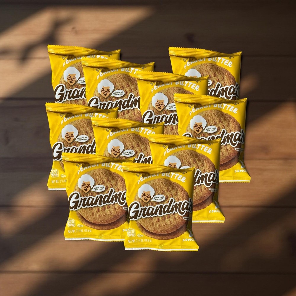 Grandma's Cookies 10 Pack, Peanut Butter