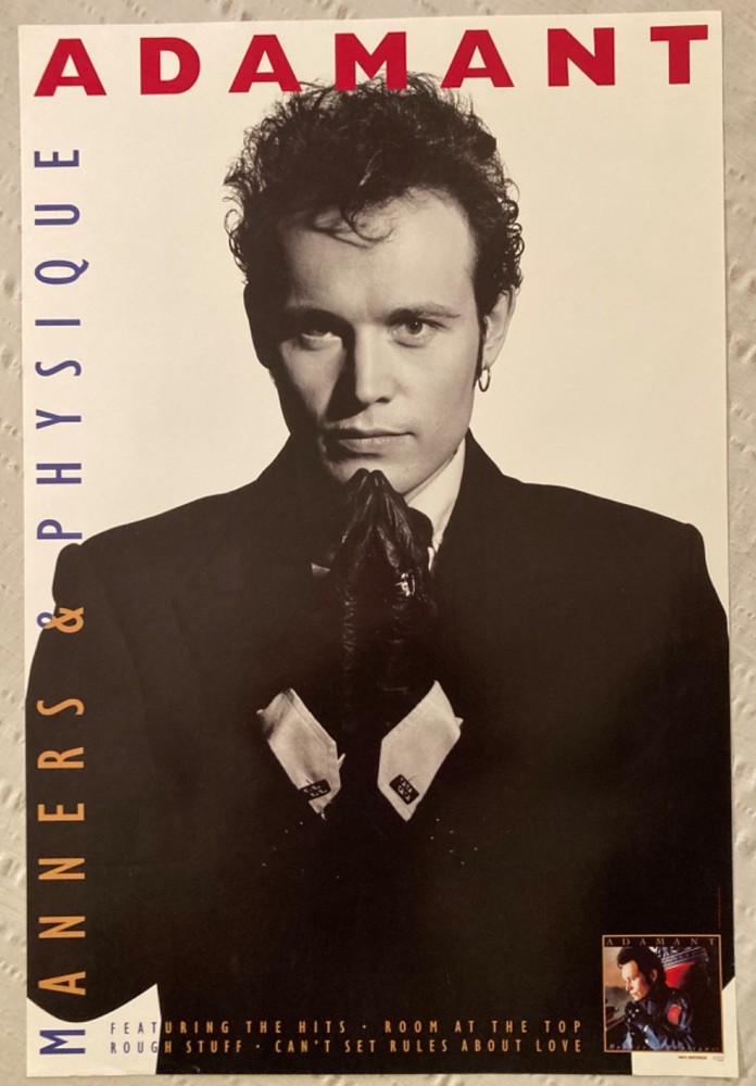 Adam Ant 1990 Promo Poster Manner & Physique A