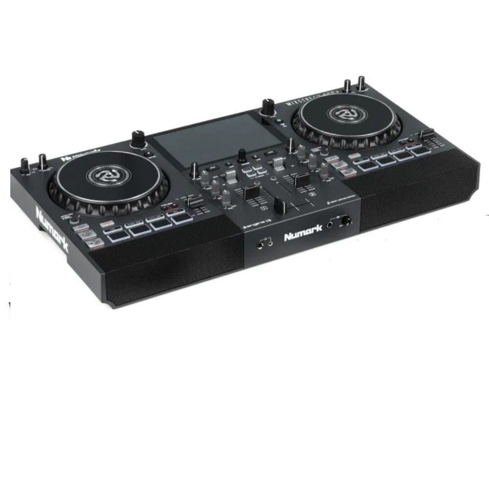 NUMARK MIXSTREAM PRO + Double Deck WiFi DJ Controller with Built-in Speakers