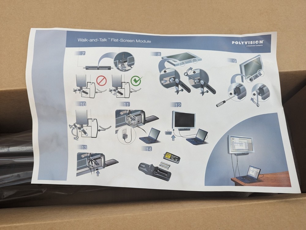 Polyvision FSM Walk & Talk Flat Screen LCD Touchscreen