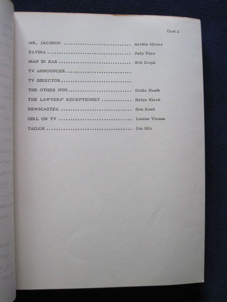 ORIGINAL SCRIPT - THE FORTUNE COOKIE - BILLY WILDER, JACK LEMMON, WALTER MATTHAU