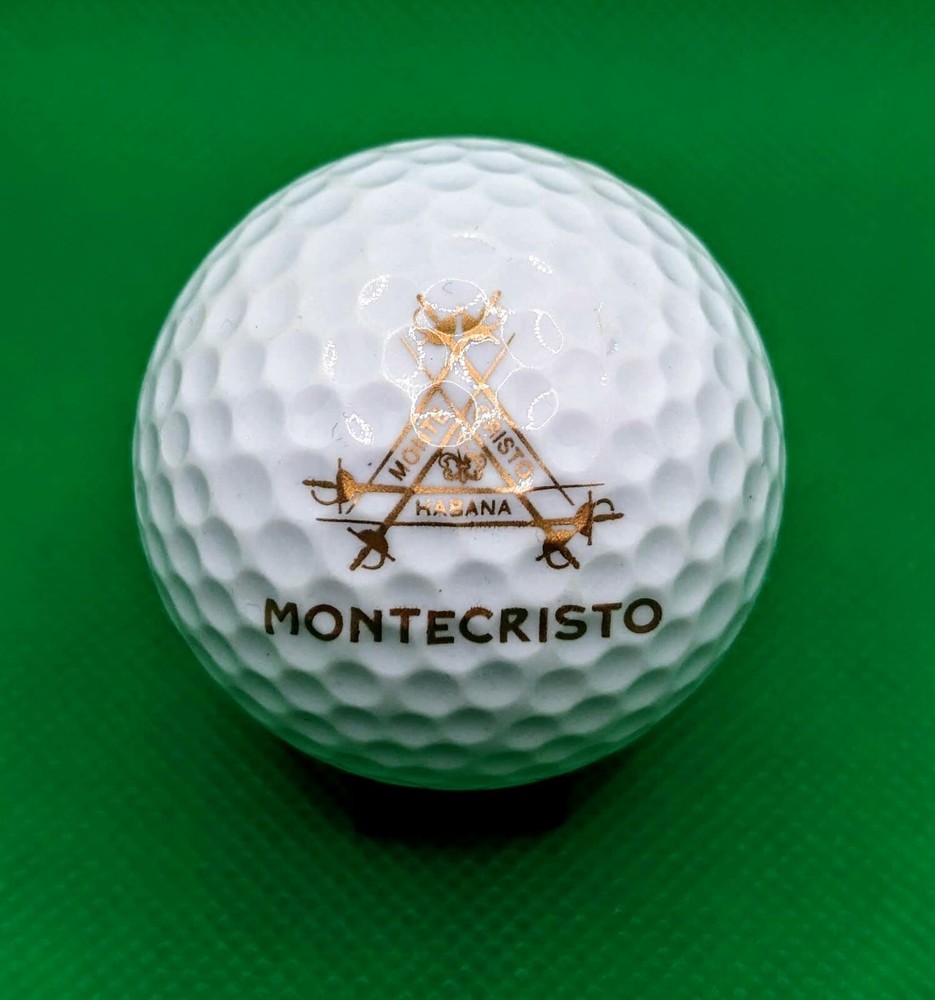 Montecristo Cigars logo golf ball MINT