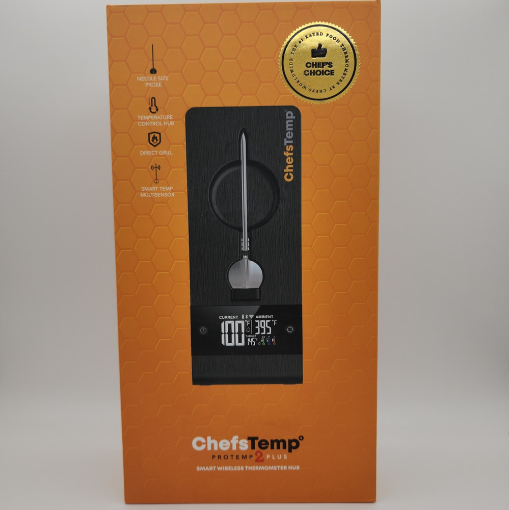 ChefsTemp ProTemp 2 Plus Needle Probe Wireless Meat Thermometer (Stand, 1 Probe)