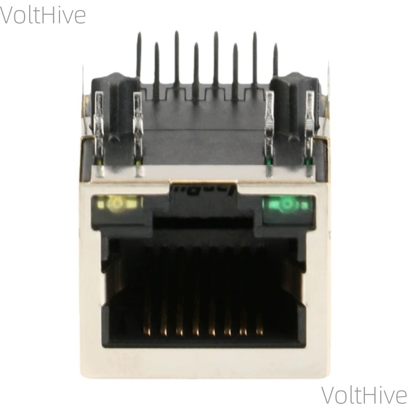 2PCS HR911105A RJ45 Socket - with LED Light Network Isolation Transformer Filter