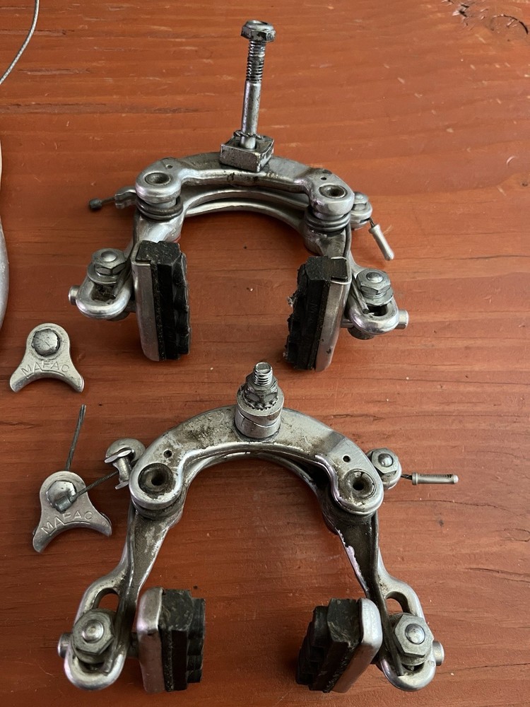 Vintage Mafac Brakes And Levers Simplex