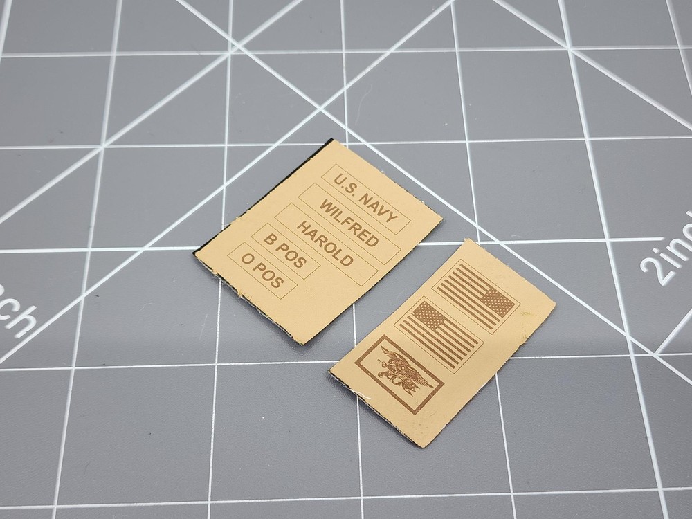 BAM 1/6 Scale Coyote Tan Patch Set (Dragon)