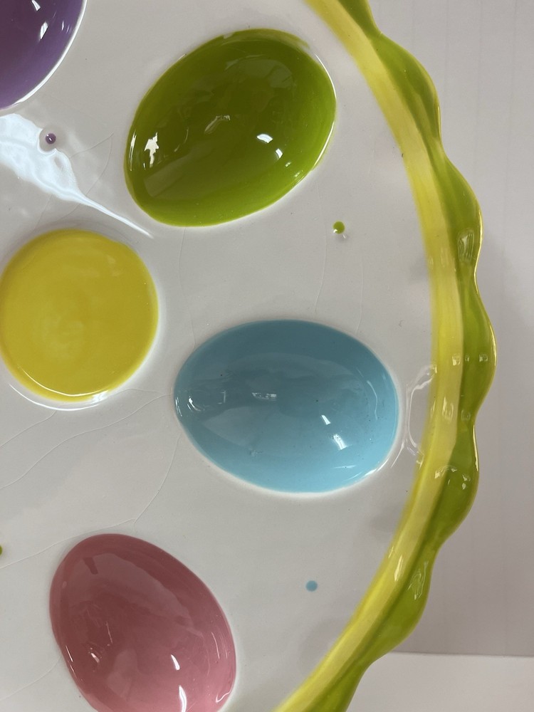 Easter Deviled Egg Platter by Pier 1 Imports 11”