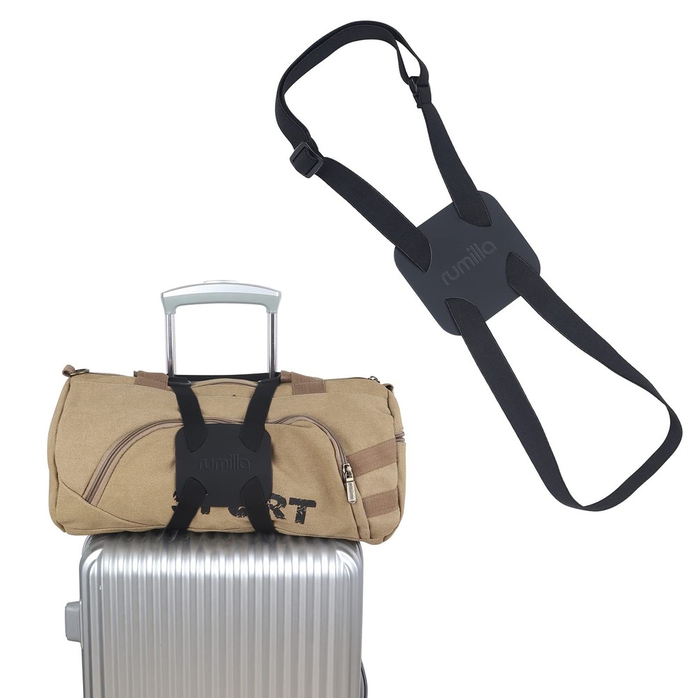 Luggage Straps Bag Bungee， Suitcase Adjustable Black-2