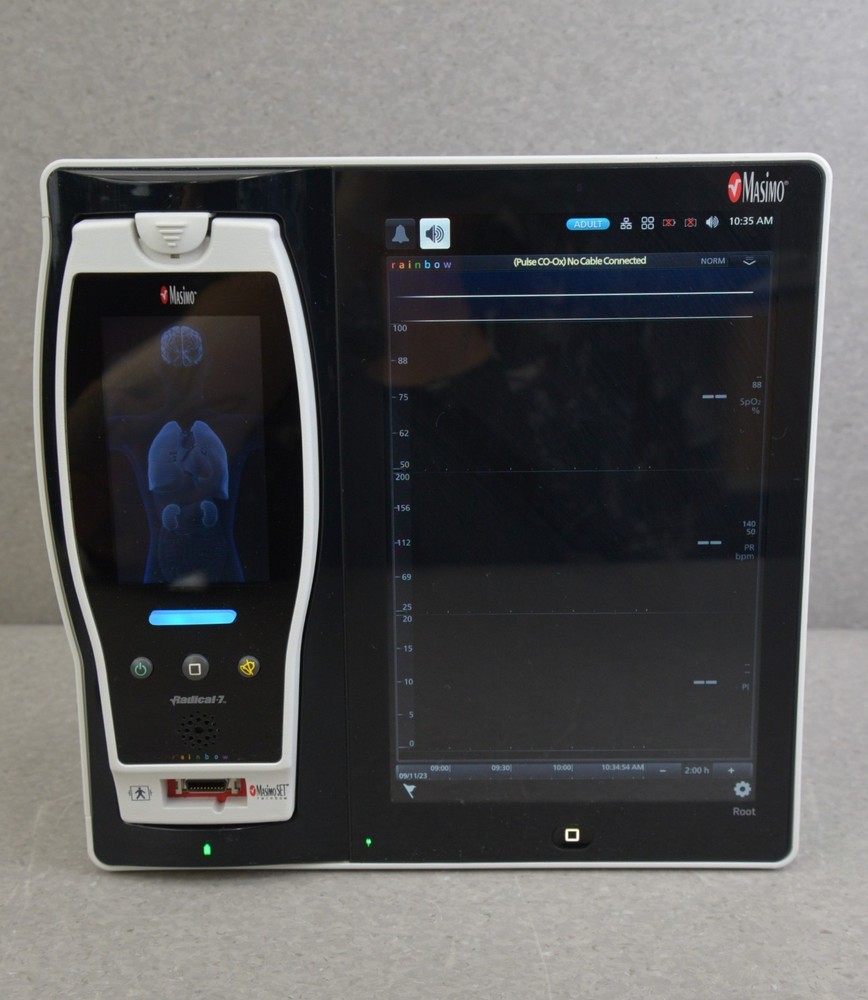 Masimo RDS7A Root Platform W/ Masimo Radical-7 Touch Screen Pulse Oximeter