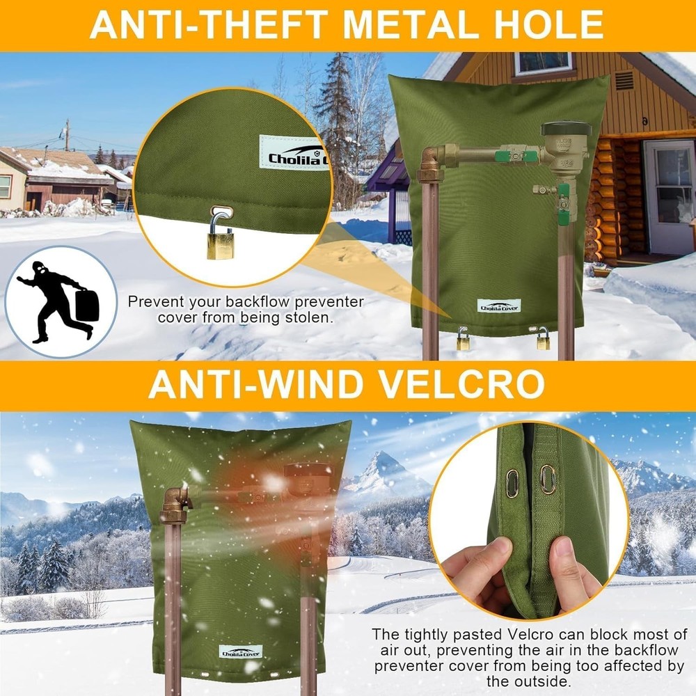 Winter Pipe Freeze Protection Cover